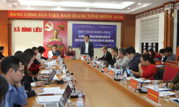 Hội thảo “Xây dựng và phát triển các sản phẩm du lịch đặc thù gắn với văn hóa bản địa trên địa bàn xã Bình Liêu” 