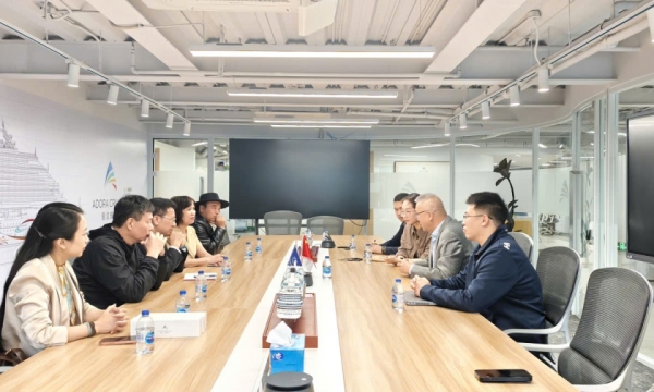 Đoàn công tác của Sở Văn hoá, Thể thao và Du lịch làm việc với hãng tàu biển Adora