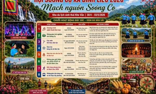 Ngày 30/4, khai hội Soóng Cọ xã Bình Liêu năm 2026