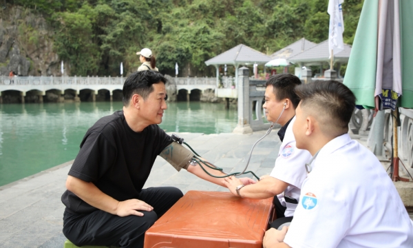 Từ 2/4, triển khai tổ y tế thường trực, sẵn sàng cấp cứu, xử trí các tình huống trên Vịnh Hạ Long